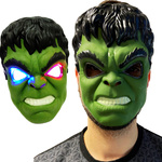 HULK Świecąca Maska Dla Dzieci + Wyrzutnia Sieci