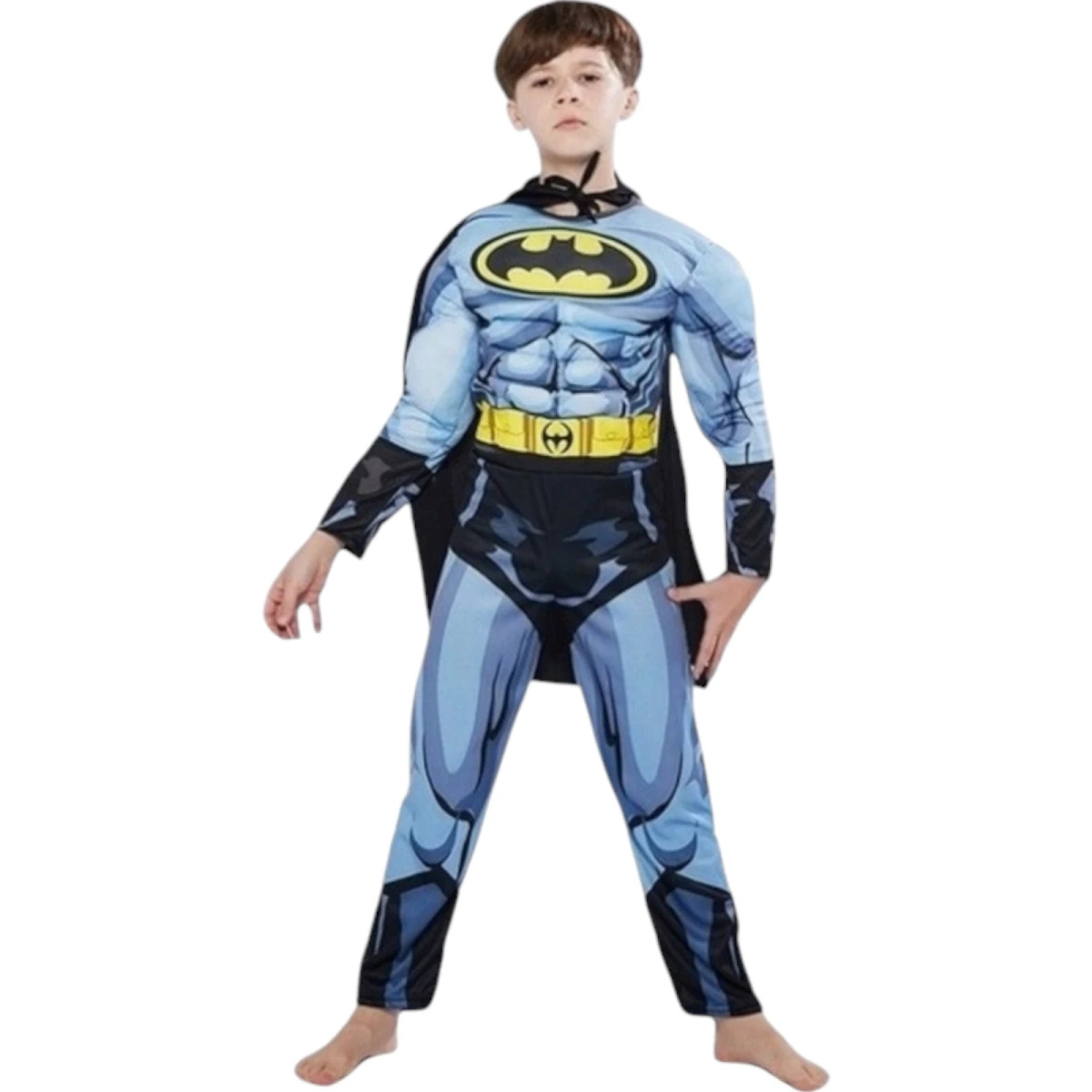 BATMAN Strój Dla Chłopca Kostium wersja Deluxe 116-122