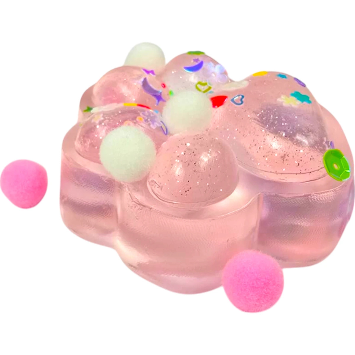 Gniotek antystresowy Kocia Łapka z posypką - Squishy
