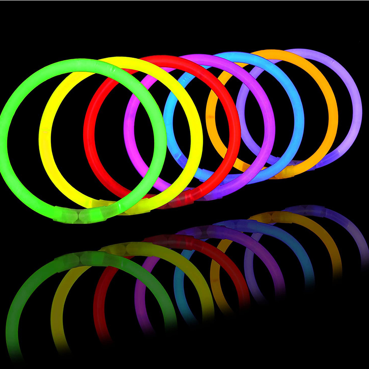 Glow Stick Tuba Świetliki Chemiczne Bransoletki 50szt.