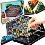 TRIGGLE Strategiczna Gra W Trójkąty Gumki Recepturki 3D