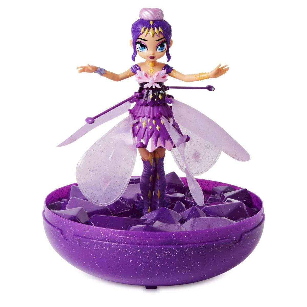 HATCHIMALS Pixies - Latająca Wróżka Crystal Flyers Fioletowa