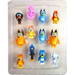 BLUEY I BINGO - ZESTAW 12 FIGUREK BLUEY I BINGO FIGURKI Z BAJEK