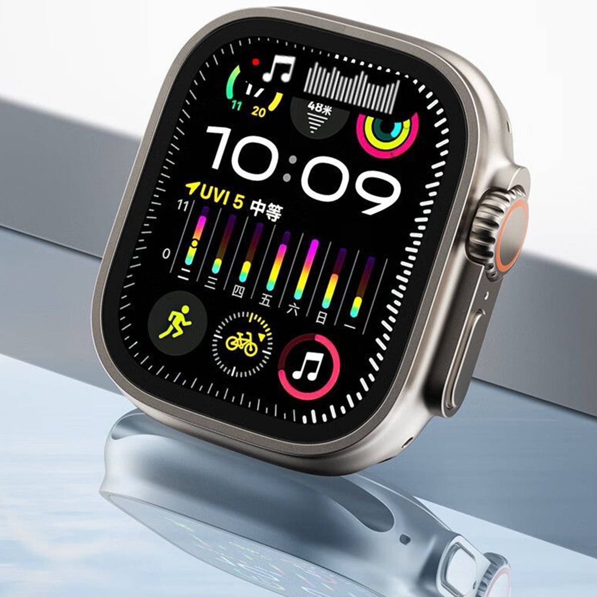 ZESTAW SMARTWATCH SŁUCHAWKI 7 RÓŻNYCH PASKÓW SEN TRYBY PRACY NA PREZENT