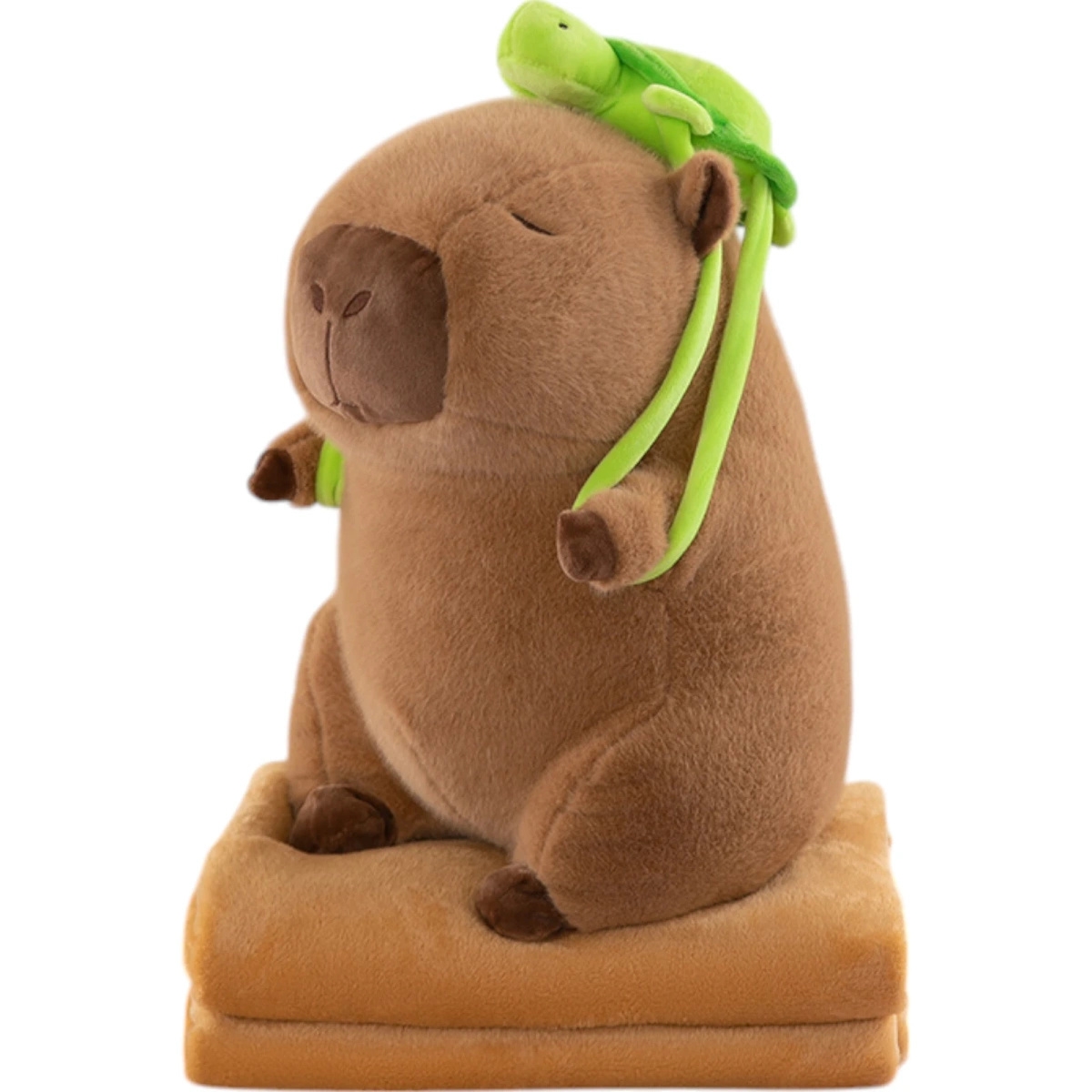 KAPIBARA - MASKOTKA Z KOCEM PLUSZAK CAPYBARA 40CM