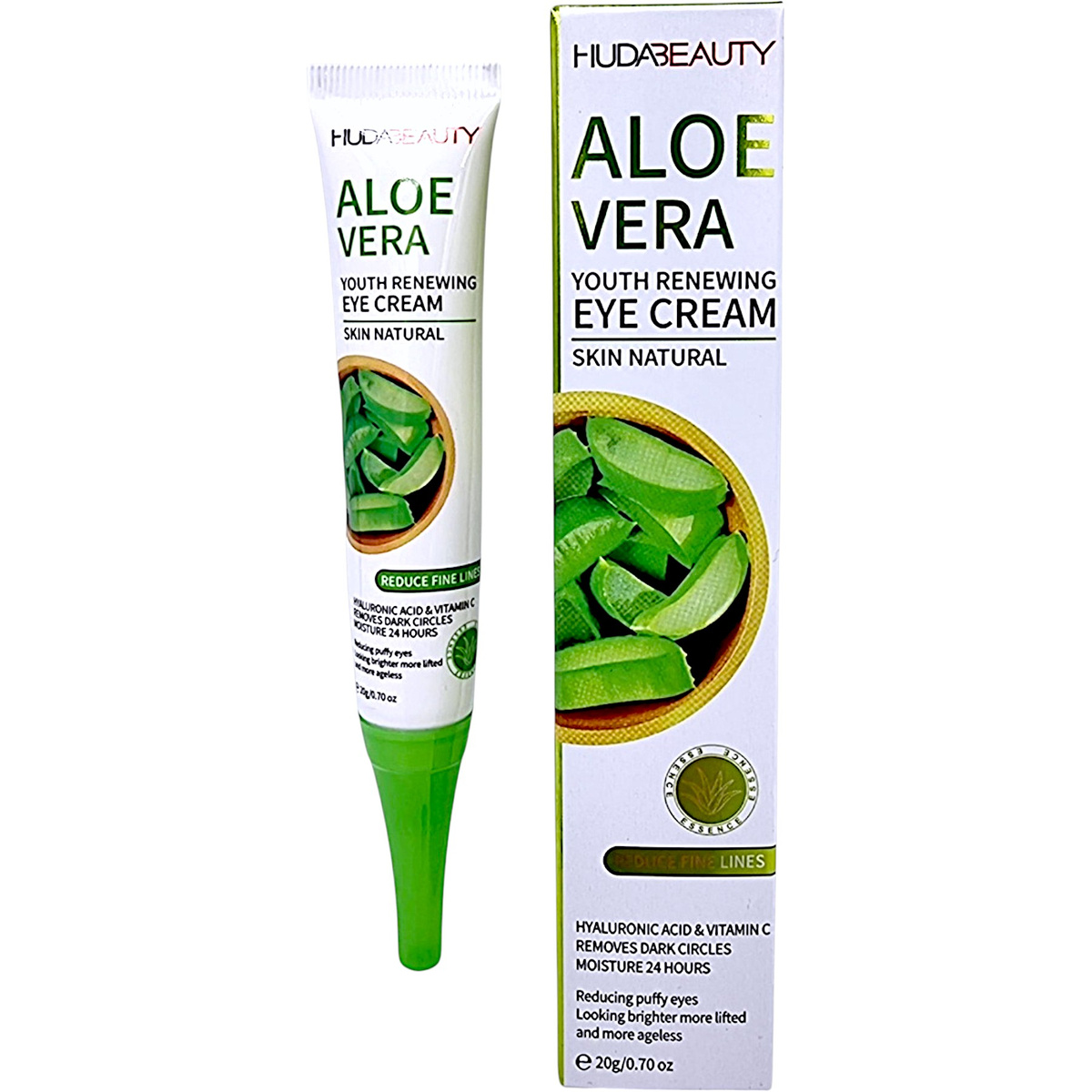 HUDA krem pod oczy ALOE VERA