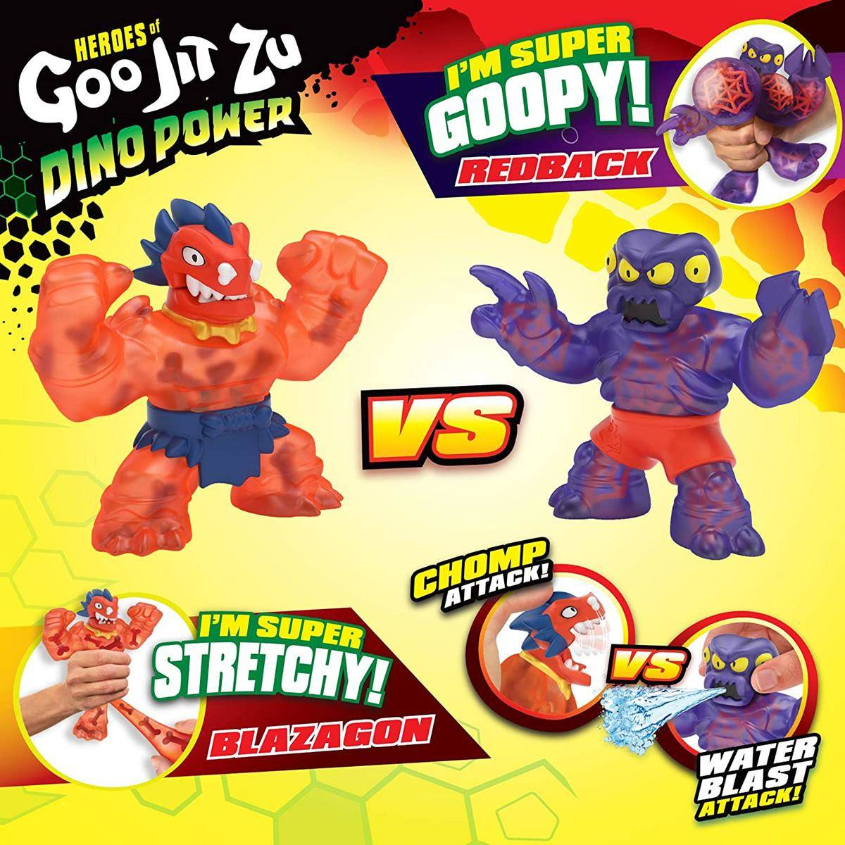 GOO JIT ZU Figurki Magma Meltdown Jaw 